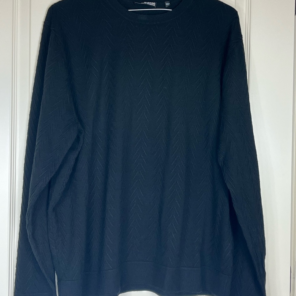 Murano Black Crewneck Sweater Classic Style